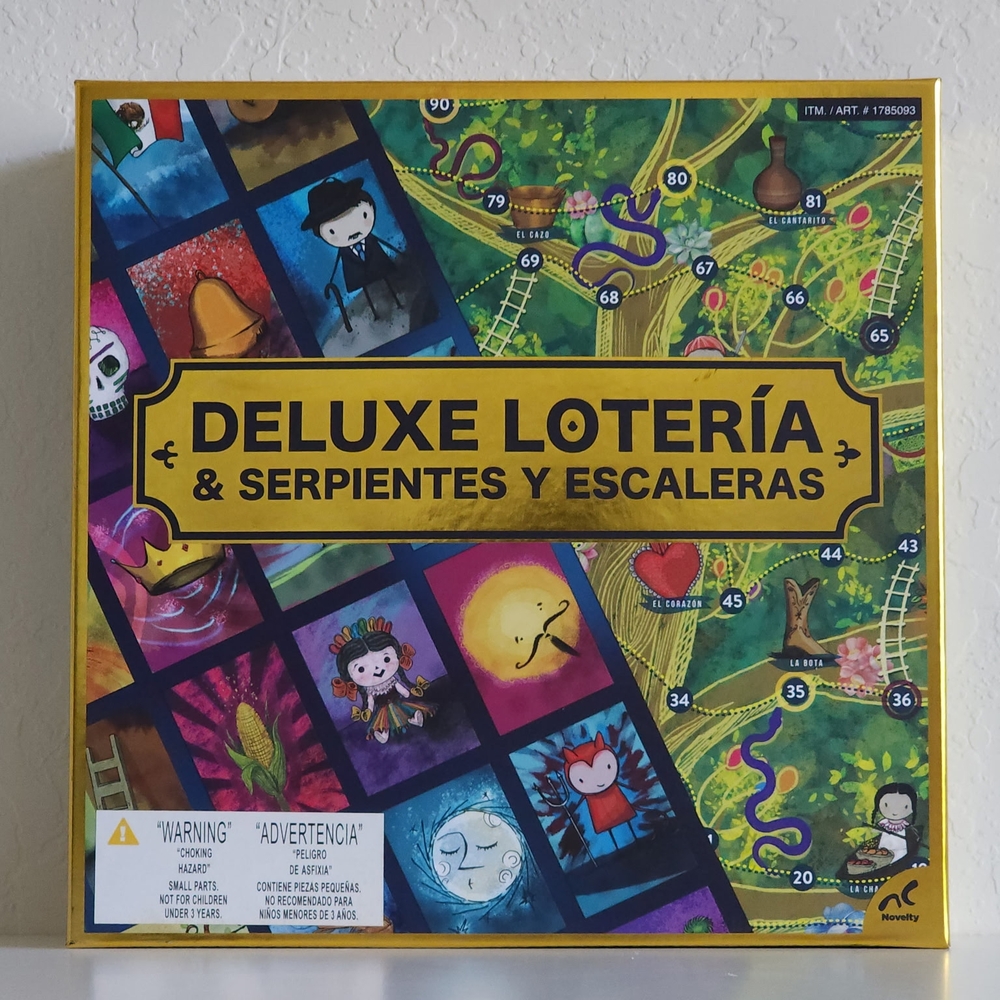 Loteria Game Board - Deluxe Lotería & Serpientes y Escaleras Game